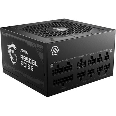 MSI PC-Netzteil "MAG A850GL PCIE5", schwarz, B:15cm H:8,6cm T:14cm, Netzteile