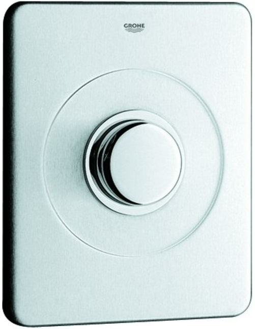 Grohe Deckplatte 43193 mit Druckknopfbetätigung edelstahl (43193000)