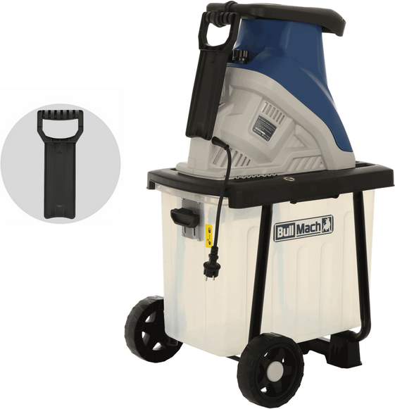 BullMach Tersic 40 L - Biotrituratore elettrico - Con cesto di raccolta