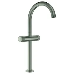GROHE Waschtischarmatur Atrio Private C. 21142 XL-Size Knopfbetät. satin steel, 21142MS0 21142MS0