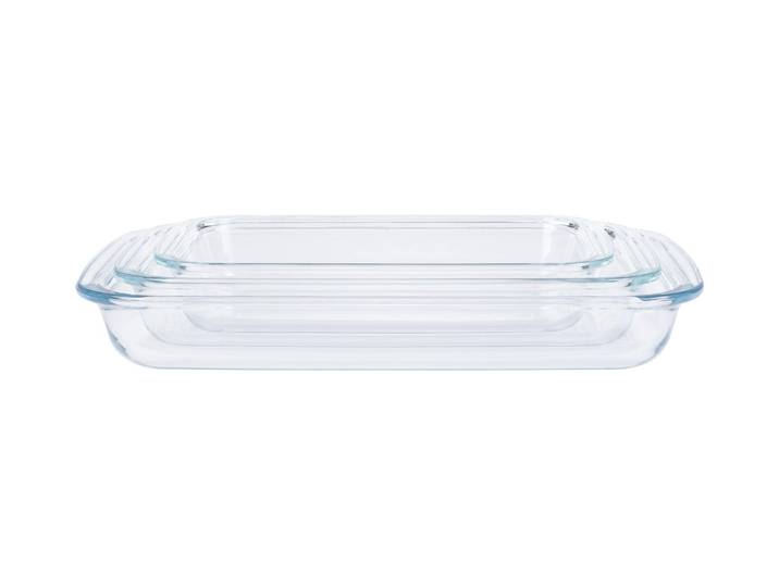 Auflaufform FURBER Glas, 3 Stück, Eckig , transparent, Auflaufformen, Auflaufform