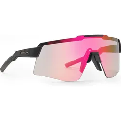 Demon, Unisex, Sportbrille, Liegi (black-dchrom mirr red gold, red-red gold mirror), Schwarz, Rot