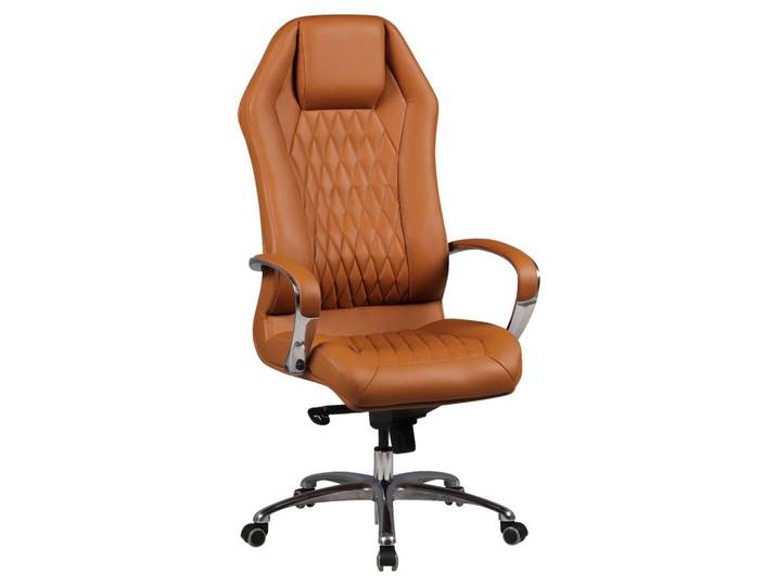 Chefsessel Monterey Hellbraun/Lederlook