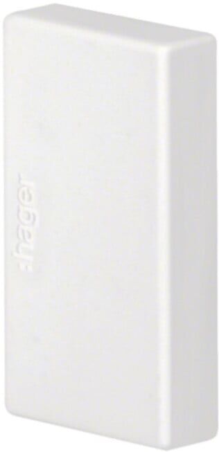 Hager Embout ASA LFE 20x35 blanc résistant aux intempéries et UV (LFE2003569016)