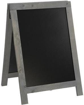 Securit Lavagna Sandwich 85 x 54 cm Nature Grigio