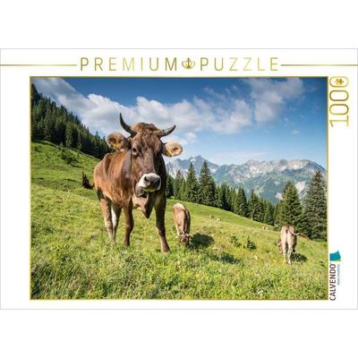 CALVENDO Puzzle Auf der Sommerweide | 1000 Teile Lege-Größe 64x48cm Foto-Puzzle für glückliche Stunden