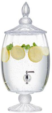 Fifth Avenue Madison Optic Glass Beverage Dispenser