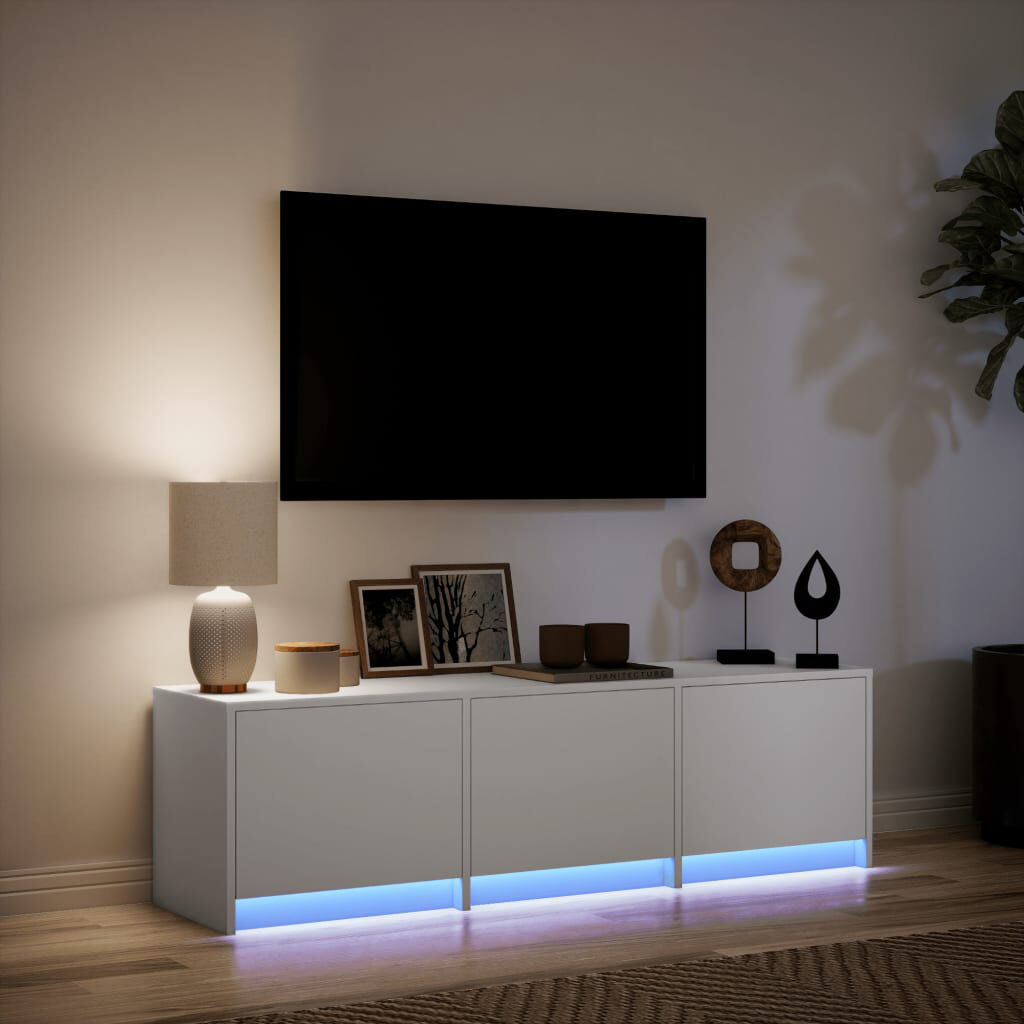 Metro Cristien TV Stand White 97cm