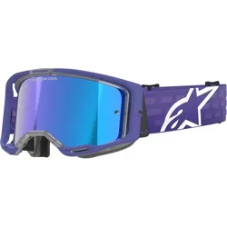Alpinestars Vision 8 Corp Mirror Stripes Motocross Brille 