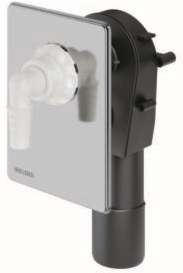 Dallmer HL Wandeinbau-Waschgeräte-Siphon 130402 HL 400, DN 40/50