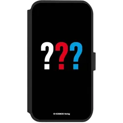 Nivocase Klapphülle für Apple iPhone 11 Handyhülle aus Kunst Leder NIVOflip schwarz Logo Offizielles (Apple iPhone 11), Smartphone Hülle, Schwarz