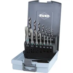 RUKO 259048RO - Maschinengewindebohrersatz Flowstep TIP HSS. 14-teilig