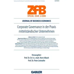 Corporate Governance in der Praxis mittelständischer Unternehmen, Fachbücher von Horst Albach, Peter Letmathe