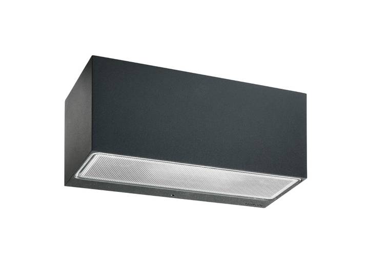 Asker Big Up/Down LED Applique Murale d'Extérieur Graphite - Norlys - Terrasse - Aluminium