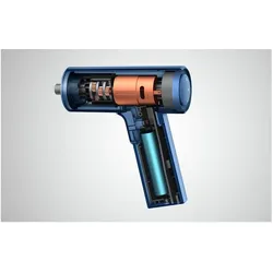 Hoto, Bohrmaschine + Akkuschrauber, Cordless Screwdriver QWLSD008, 5Nm, 3.6V (blue)