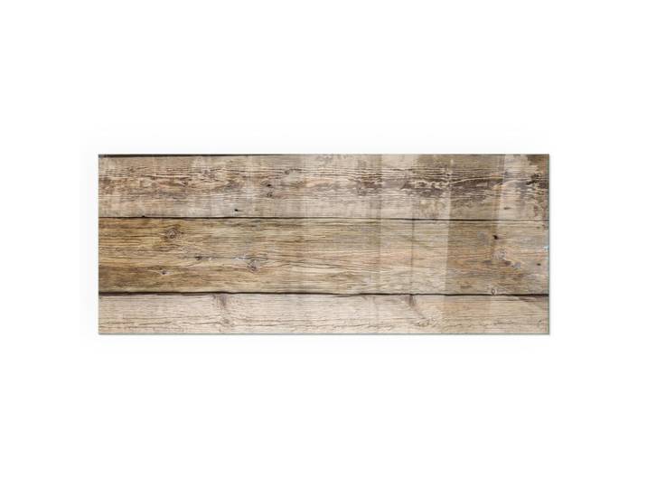 Tulup Kaminbodenplatte 125x50 cm - Holzbrett in Anordnung, Beige, Glas, Rechteckig, 125x50x0.4 cm, Elektrogeräte, Heizgeräte, Elektrokamine