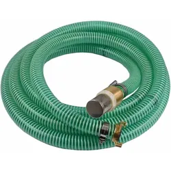 Saugkorb mit Rückschlagventil, Saug- Druckschlauch 25mm, Schnellkupplung, 9m