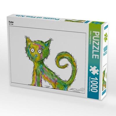 CALVENDO Puzzle Katze 1000 Teile Puzzle quer | 1000 Teile Lege-Größe 64 × 48 cm Foto-Puzzle für glückliche Stunden