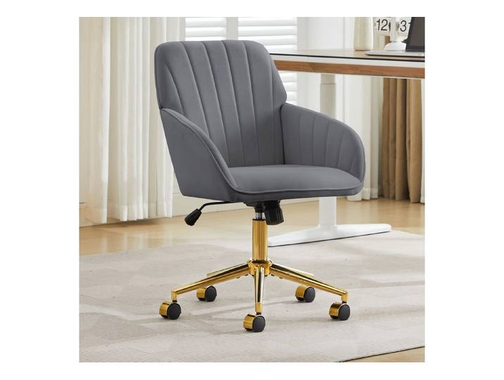 Rolipo Bürostuhl Bürostuhl Bürostuhl höhenverstellbar für Zuhause Drehstuhl 360°drehbar, Ergonomische Rückenlehne, 11 cm Polster, 360 Grad drehbar