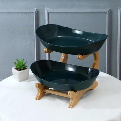 Inspired Finds Modern Multi Layer Fruit And Snack Serving Plate For Home green2tiers