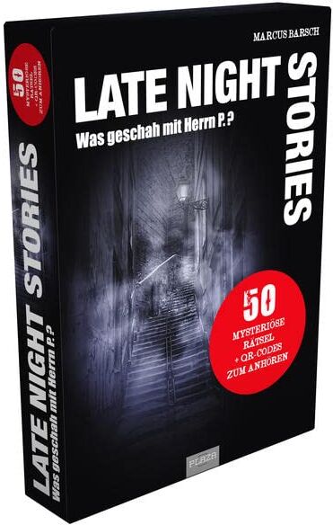 Marcus Barsch - Late Night Stories - Was geschah mit Herrn P.?: 50 mysteriöse Rätsel + QR-Codes zum anhören - Preis vom 09.10.2026 07:28:09 h