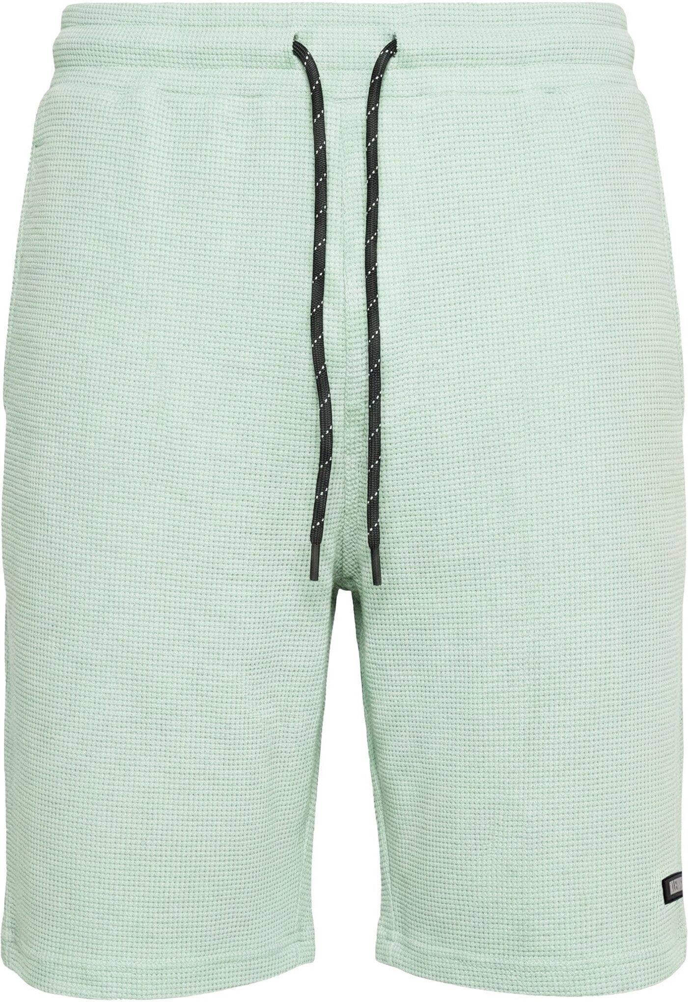 Sweatshorts KLEINIGKEIT "Kleinigkeit Waffley Snipes Shorts", Herren, Gr. M, US-Größen, grün (matcha grün), 100% Baumwolle, unifarben, normal, Hosen Sweatshorts