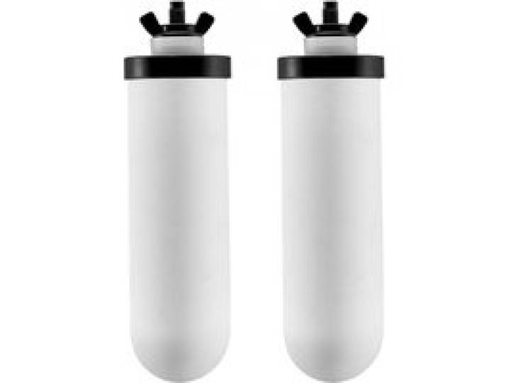 VEVOR Gravity Waterfiltersysteem Vervangend Waterfilter Vervangende Zuiveringselementen, Keramisch Vervangend Filter, Eenvoudig Vervangbaar Waterfilter, Compatibel met de Meeste Merken, 2-Pack, Wit