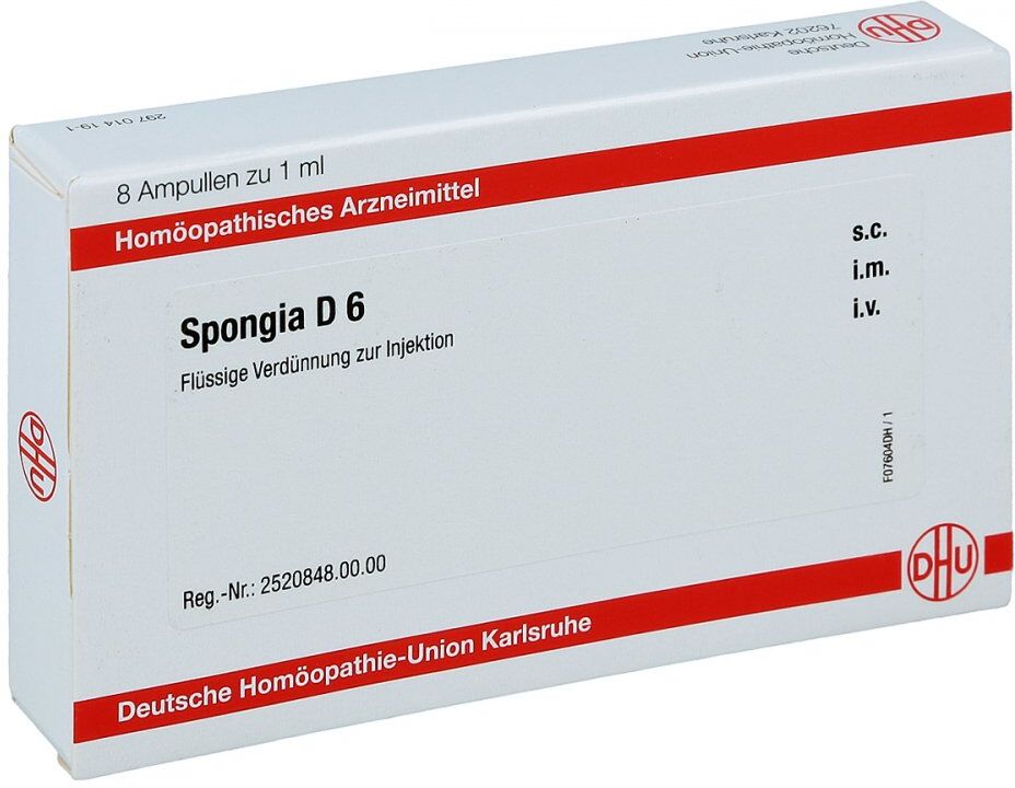 DHU Spongia D6 Ampullen