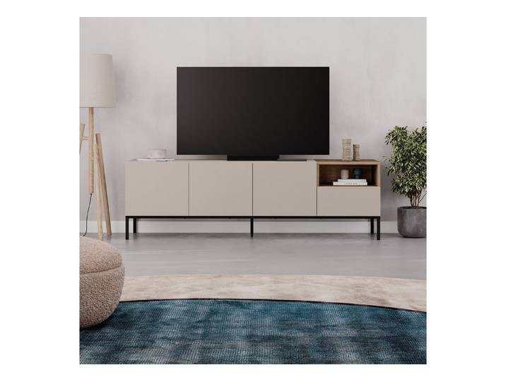 Decortie TV-Schrank Cailin TV-Schrank 180 cm Moderner TV-Ständer Multimedia-Center 180x41,8x55