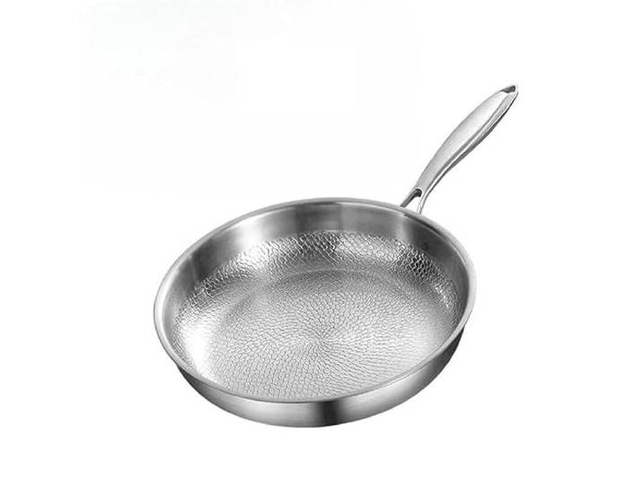 Plateful Reintitan-Pfanne, extrem langlebiges Profi-Kochgeschirr, gleichmäßige Hitzeverteilung, Titan-Antihaftbeschichtung for hitzebeständiges Kochen(26cm A)