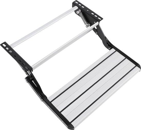 Famanu Klappbares RV-Aufstapplattfom - Aluminium - Breite Antirutschoberfläche - Belastbar bis 200 kg