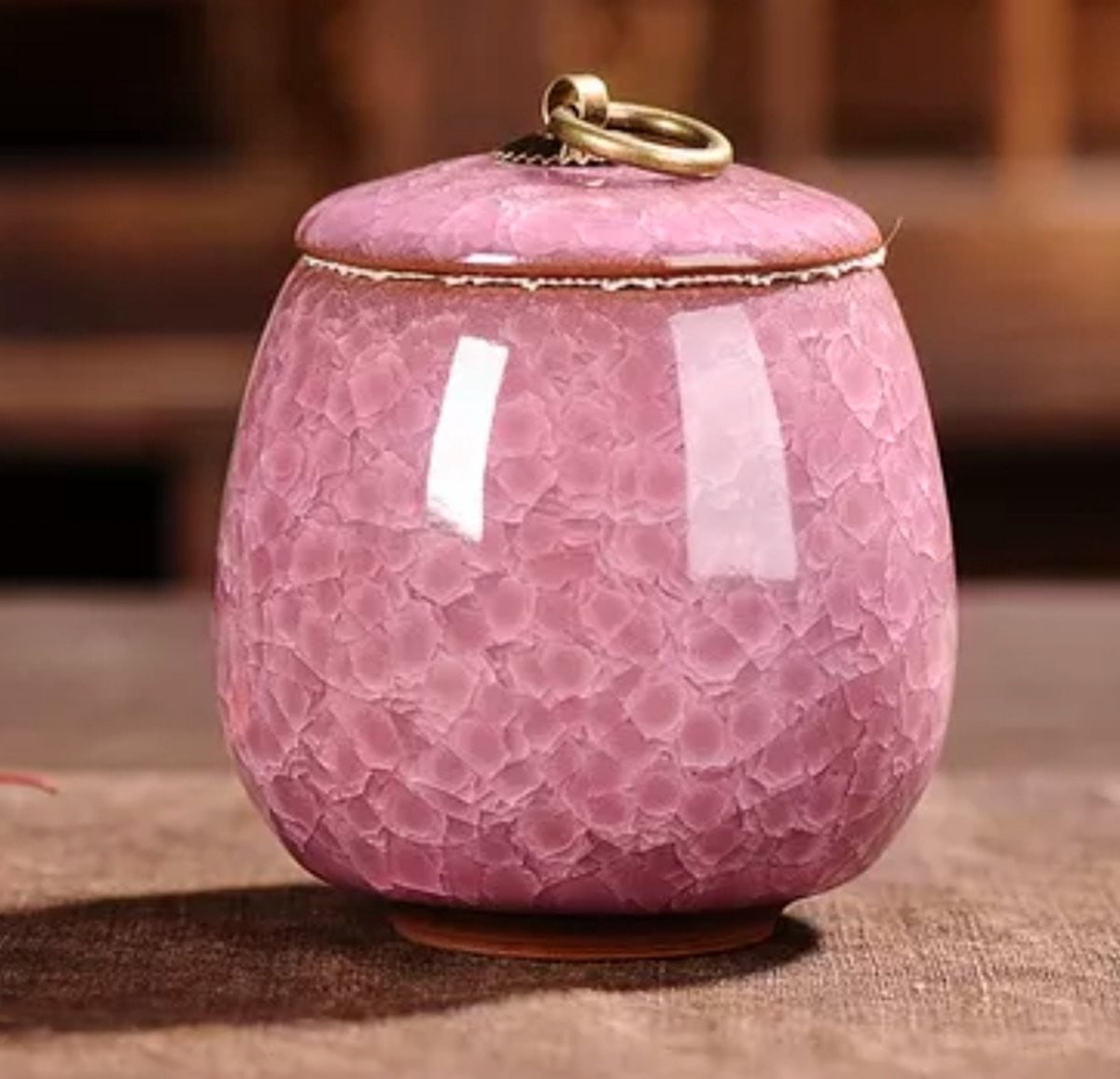 Mini Urn keramiek Oud Roze 170ml