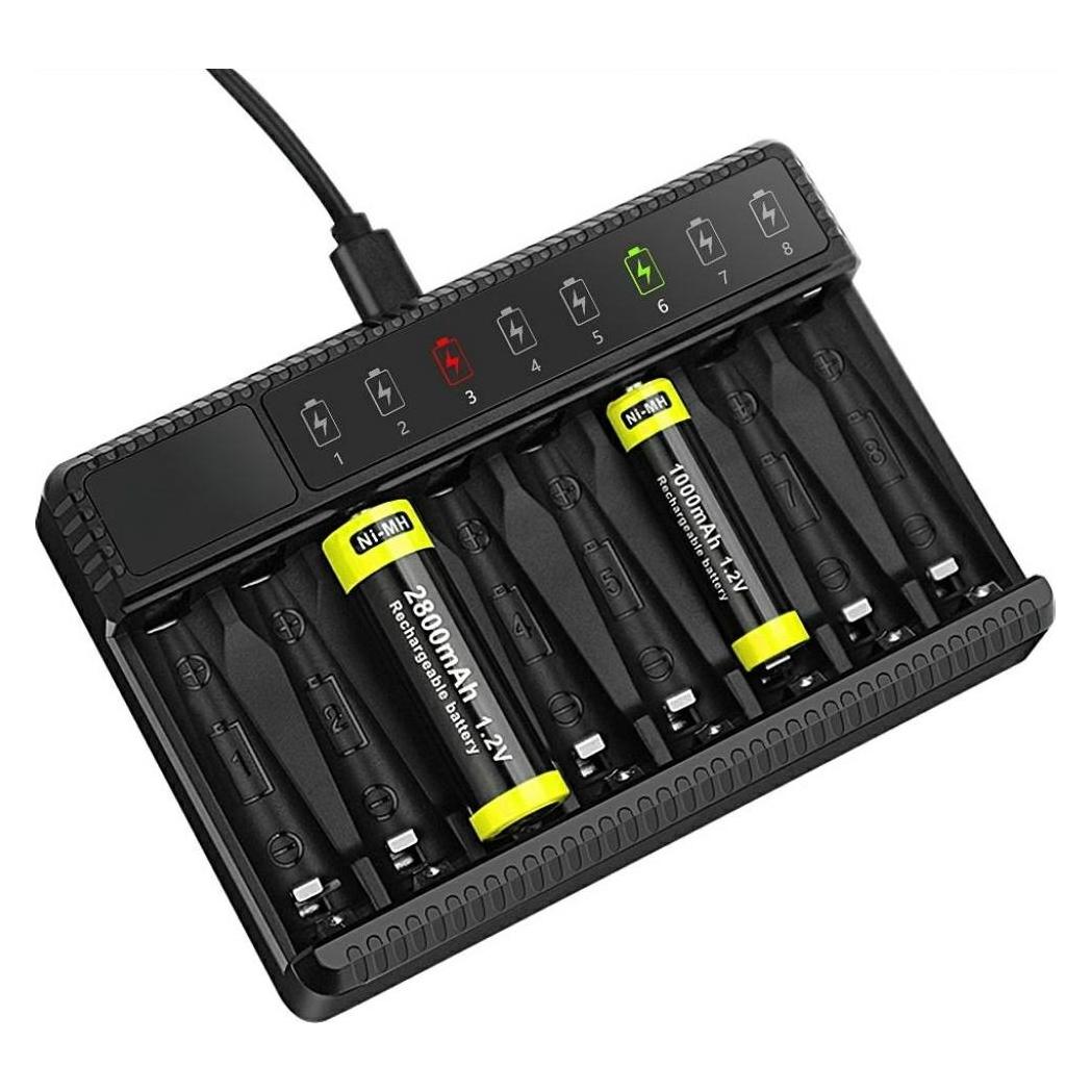 Beline Universal-Ladegerät für AA/AAA-Batterien (Ladegerät ohne Akku) (Beli03763)