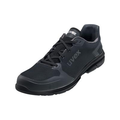 Sicherheitsschuh UVEX "1 sport Halbschuh" Gr. 45, schwarz, 45, Obermaterial: 100% Textilmaterial TEXMAT., Schuhe