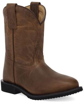 Dan Post Boots Rowe T (Boys' Toddler-Youth) Casual in Tan, Size 12.5 Toddler D, Leather