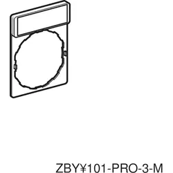 Schneider ZBY2111 Schildträger 30x40mm mit Schild 8x27mm EN SERVICE