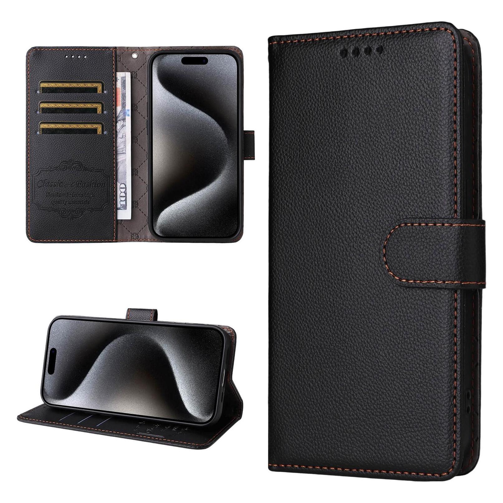 Cover-Discount OPPO Reno16 / Reno16 Pro - Lederoptik-Hülle mit strukturierter Oberfläche (Oppo Reno 16, Oppo Reno 16 Pro) (76481657)