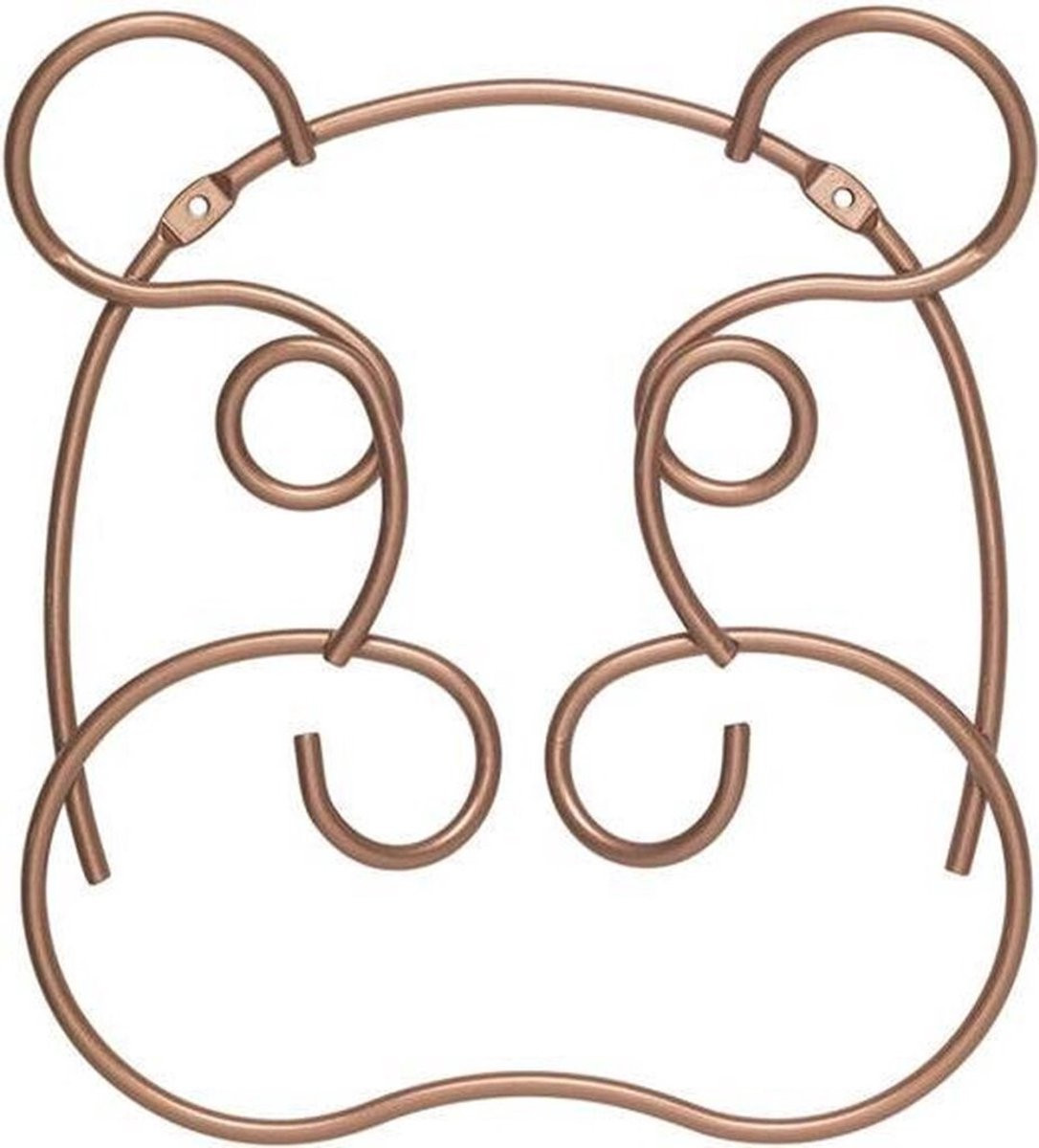 Tomado Metaltex Safari Hippo kapstok voor kinderen
