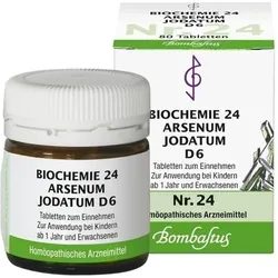 BIOCHEMIE 24 Arsenum jodatum D 6 Tabletten 80 St