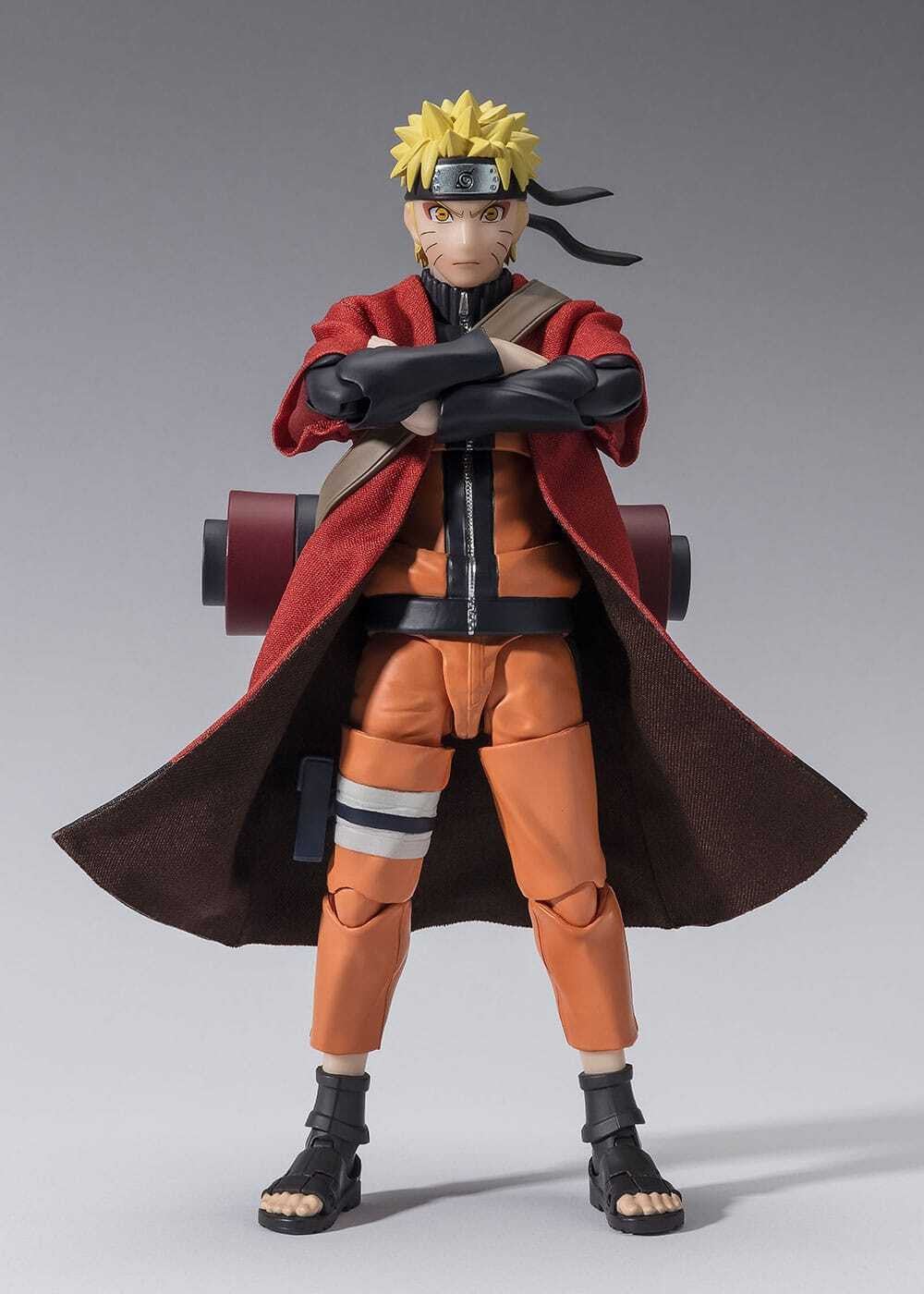 Bandai Tamashii Nations Naruto Shippuden S.H. Figuarts Naruto Uzumaki (Sage Mode) actiefiguur, 15 cm