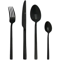 Peill+Putzler Besteck  16-teilig  Argento , schwarz , Edelstahl