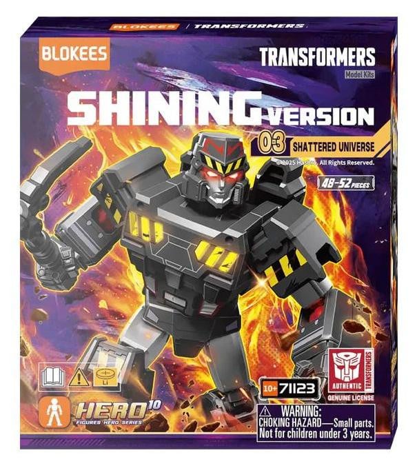 Blokees Transformers Shining Version 03 Shattered Universe verrassingsrobot met lichtfunctie en accessoires