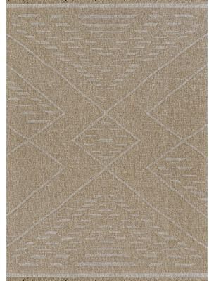 Dream Decor Rugs Triballe Flare Brown Indoor Outdoor Area Rug