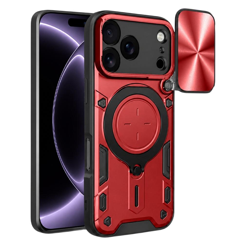 Techsuit - CamGuard Pro - iPhone 18 Pro / iPhone 17 Pro - Red (Apple iPhone 17 Pro, Apple iPhone 18 Pro) (72059971)