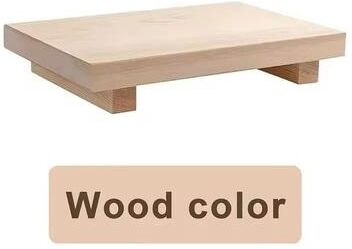 Uplift Picks Wood Pedestal Tray Stand For Bathroom Vanity And Home Decor wood
