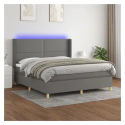 vidaXL, Boxspringbett, Faranina (Flach mit Nägeln) (180 x 200 cm)