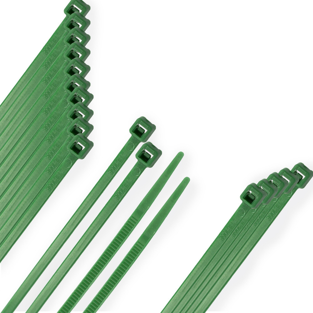 Wolfpack Brida Nylon Verbindingsstukken Groen, 3,6 x 140 mm, 100 stuks