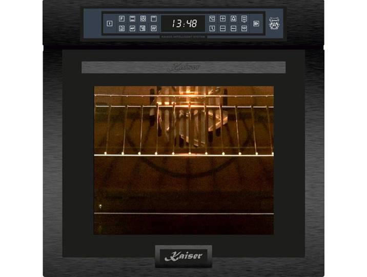 Kaiser Küchengeräte Einbaubackofen EH 6306 RS/13, mit 1-fach-Teleskopauszug, Einbaubackofen,79L 15 Fkt. Grill Air fryer Full Touch