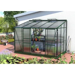 Vitavia Anlehn-Gewächshaus "Ida 6500",smaragd grün,6,5 m2