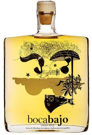 Bocabajo Licor de hierbas .